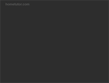 Tablet Screenshot of hometutor.com